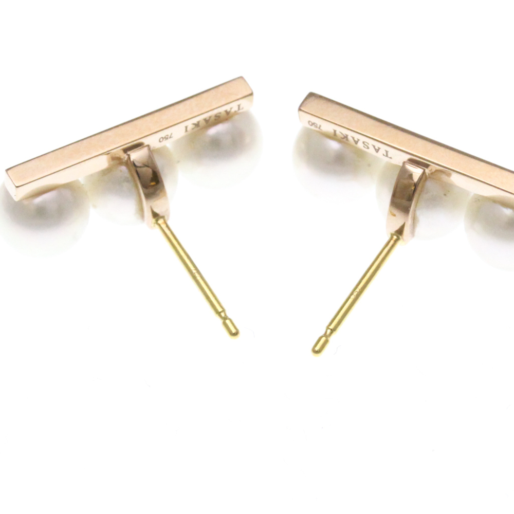 Tasaki Balance Neo Earrings Pearl Pink Gold (18K) Stud Earrings Pink Gold - Picture 9 of 10